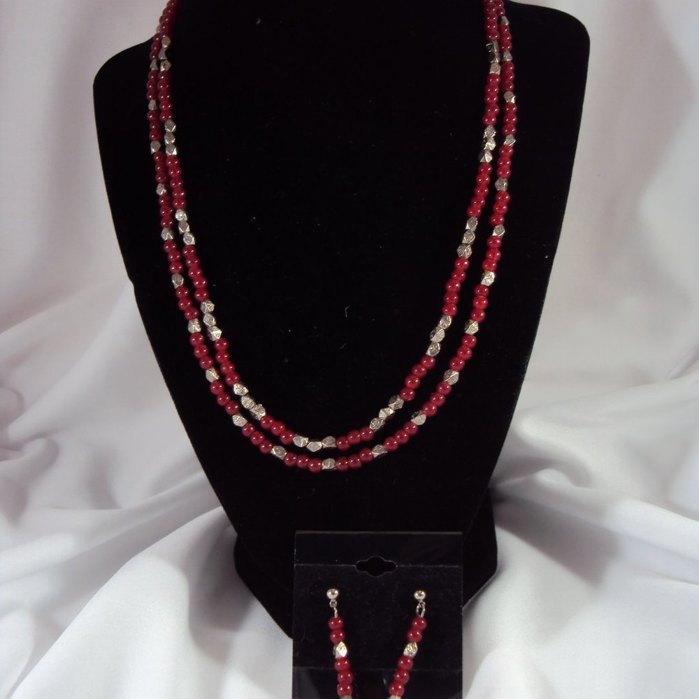 Earring and Necklace Set